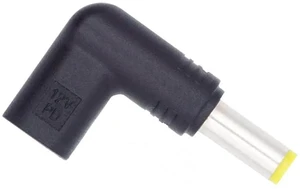 USB-C Female to DC 12V 5.5x2.5mm Male Plug Power Adapter USB 3.1 65W PD Trigger Emulator 90 Degree Angled Type-C Charger Converter for 12V Laptop Charging USB-C Female to DC 12V 5.5x2.5mm Male Plug Power Adapter USB 3.1 65W PD Trigger Emulator 90 Degree Angled Type-C Charger Converter for 12V Laptop Charging