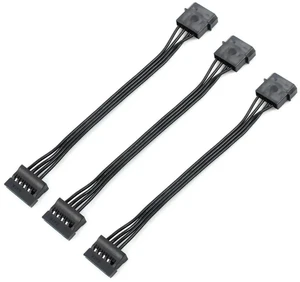 3PCS 4 Pin Molex IDE Female to Dual 15-Pin SATA Power Adapter Cable IDE to SATA Power Splitter for Hard Drive SSD Optical Drive Desktop PC Upgrade and Replacement Plug-and-Play 3PCS 4 Pin Molex IDE Female to Dual 15-Pin SATA Power Adapter Cable IDE to SATA Power Splitter for Hard Drive SSD Optical Drive Desktop PC Upgrade and Replacement Plug-and-Play
