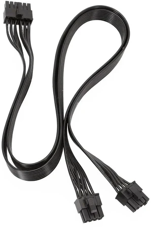 12Pin to Dual PCIe 8Pin 6+2 Detachable Modular PSU Cable Graphics Card Power Lead and Replacement Cable for P-860 P-1000 X-1050 Full Modular Power Supplies 60cm 12Pin to Dual PCIe 8Pin 6+2 Detachable Modular PSU Cable Graphics Card Power Lead and Replacement Cable for P-860 P-1000 X-1050 Full Modular Power Supplies 60cm