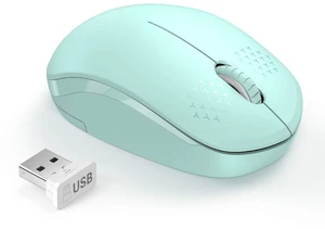 Wireless Mouse WGSB-012-Mini-Green-Y 2.4G USB Optical Mouse with Noiseless Clicks Plug & Play Nano Receiver up to 33ft for Windows Laptop Apple iPad Portable Mint Green 1-Pack No Battery Included Wireless Mouse WGSB-012-Mini-Green-Y 2.4G USB Optical Mouse with Noiseless Clicks Plug & Play Nano Receiver up to 33ft for Windows Laptop Apple iPad Portable Mint Green 1-Pack No Battery Included
