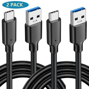 USB A to Type-C Cable 2-Pack 3.3ft USB 3.1/3.2 Gen 2 10Gbps Data Transfer 60W 3A Fast Charging Cord for External SSD Nintendo Switch and Compatible Devices USB A to Type-C Cable 2-Pack 3.3ft USB 3.1/3.2 Gen 2 10Gbps Data Transfer 60W 3A Fast Charging Cord for External SSD Nintendo Switch and Compatible Devices