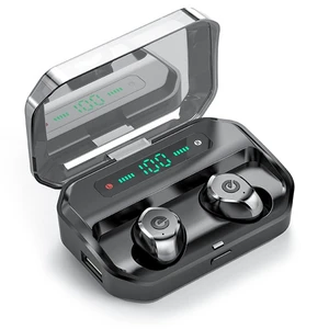 Bluetooth 5.0 TWS Wireless Earbuds IPX7 Waterproof In-Ear Headphones 1000mAh Charging Case with LED Display Built-in Mic CVC8.0 Noise Canceling HiFi 3D Stereo 105H Playtime 4-6H Full Charge Bluetooth 5.0 TWS Wireless Earbuds IPX7 Waterproof In-Ear Headphones 1000mAh Charging Case with LED Display Built-in Mic CVC8.0 Noise Canceling HiFi 3D Stereo 105H Playtime 4-6H Full Charge