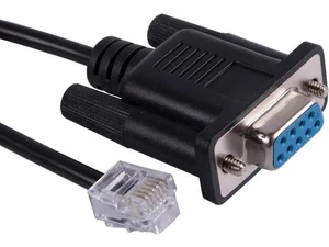DB9 RS232 Serial Cable DB9 Female to RJ12 6P6C Male Console Adapter 940-0144A Replacement Shielded Cable for Rack PDU and ATS Local Configuration Status Monitoring Firmware Upgrades 1.8-meter DB9 RS232 Serial Cable DB9 Female to RJ12 6P6C Male Console Adapter 940-0144A Replacement Shielded Cable for Rack PDU and ATS Local Configuration Status Monitoring Firmware Upgrades 1.8-meter