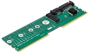 M.2 SATA SSD to SATA3 6Gbps Riser Adapter Card B/B+M Key NGFF SSD DDR Memory Slot Mount SATA Protocol Storage Interface Converter for 2230/2242/2260/2280 M.2 SSD Driver-Free Plug-and-Play M.2 SATA SSD to SATA3 6Gbps Riser Adapter Card B/B+M Key NGFF SSD DDR Memory Slot Mount SATA Protocol Storage Interface Converter for 2230/2242/2260/2280 M.2 SSD Driver-Free Plug-and-Play