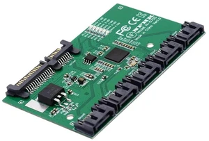 JMB575 SATA 3.0 1 to 5 Port Multiplier Hub 6Gbps SATA PM Splitter Adapter for HDD & SSD Internal Multi Drive Storage Expansion Controller for PC NAS Storage Chassis with Independent SATA Ports JMB575 SATA 3.0 1 to 5 Port Multiplier Hub 6Gbps SATA PM Splitter Adapter for HDD & SSD Internal Multi Drive Storage Expansion Controller for PC NAS Storage Chassis with Independent SATA Ports
