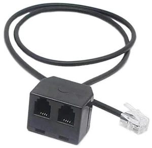 RJ9 4P4C Headset Y Splitter Cable 1 Male to Dual Female Training Adapter Cord IP Desk Phone Headset Extension Cable for Call Monitoring and Call Center Supervision Plug and Play 2 Pack RJ9 4P4C Headset Y Splitter Cable 1 Male to Dual Female Training Adapter Cord IP Desk Phone Headset Extension Cable for Call Monitoring and Call Center Supervision Plug and Play 2 Pack