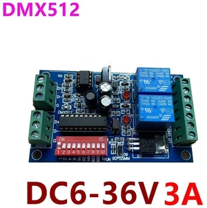 DC6V-36V DMX512 Motor Speed Controller Adjustable Motor Speed Regulator Variable Speed Control Unit for Forward and Reverse Direction with Limit Function DC6V-36V DMX512 Motor Speed Controller Adjustable Motor Speed Regulator Variable Speed Control Unit for Forward and Reverse Direction with Limit Function