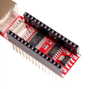 ENC28J60 V1.0 Ethernet Shield with RJ45 Ethernet Webserver Module for Compatible Nano 3.0 ENC28J60 V1.0 Ethernet Shield with RJ45 Ethernet Webserver Module for Compatible Nano 3.0