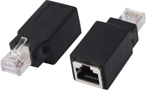 RJ45 Ethernet Crossover Adapter Male to Female Cat 6 LAN Cable Converter Straight Through to Crossover Cable Connector for PC Computer Server Network Devices Black 38mm x 21mm x 19mm 2pcs RJ45 Ethernet Crossover Adapter Male to Female Cat 6 LAN Cable Converter Straight Through to Crossover Cable Connector for PC Computer Server Network Devices Black 38mm x 21mm x 19mm 2pcs