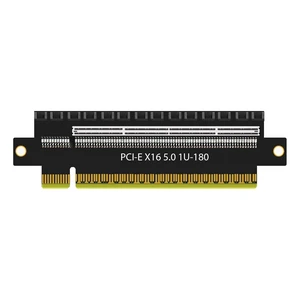 PA17 PCIe 5.0 X16 Riser Adapter Card Straight Low-Profile 200mm Slot Height Riser PCIe X16 Signal Pass-Through Backward Compatible with PCIe 4.0/3.0 X16 1U/2U Server PA17 PCIe 5.0 X16 Riser Adapter Card Straight Low-Profile 200mm Slot Height Riser PCIe X16 Signal Pass-Through Backward Compatible with PCIe 4.0/3.0 X16 1U/2U Server