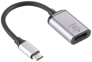4K 60Hz USB-C Male to HDMI Female Adapter Cable Type-C HDMI Connecting Cable 18.4 cm 4K 60Hz USB-C Male to HDMI Female Adapter Cable Type-C HDMI Connecting Cable 18.4 cm