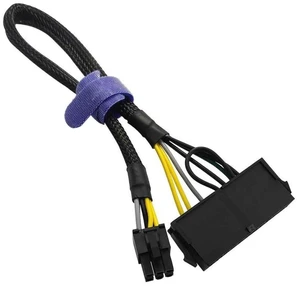 24 Pin to 6 Pin ATX PSU Power Adapter Cable 1007-18AWG Tin-Coated Copper Motherboard Power Supply Conversion Lead for DELL 6 Pin Port Maximum 1000 Watts 13.3-inch 34cm 24 Pin to 6 Pin ATX PSU Power Adapter Cable 1007-18AWG Tin-Coated Copper Motherboard Power Supply Conversion Lead for DELL 6 Pin Port Maximum 1000 Watts 13.3-inch 34cm