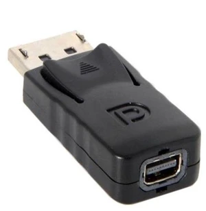 DisplayPort Male to Mini DisplayPort Female Adapter DP to Mini DP Converter for Apple Cinema Display 20-pin Interface QXGA 2560 x 1600 10.8G pbs Video Bandwidth Black DisplayPort Male to Mini DisplayPort Female Adapter DP to Mini DP Converter for Apple Cinema Display 20-pin Interface QXGA 2560 x 1600 10.8G pbs Video Bandwidth Black
