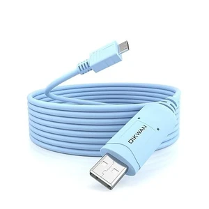 USB to Micro USB Console Cable FTDI FT232RL RS232 Serial Port Adapter USB Serial Configuration Cable for PLC and Industrial Control Devices Plug & Play Windows/Linux 6ft/1.8m USB to Micro USB Console Cable FTDI FT232RL RS232 Serial Port Adapter USB Serial Configuration Cable for PLC and Industrial Control Devices Plug & Play Windows/Linux 6ft/1.8m
