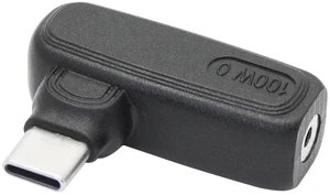 100W PD Power Charging Adapter 90 Degree DC 2.5mm x 0.7mm Female to USB Type C Male Plug DC 2507 to USB C Connector Converter for USB Type C Port Devices including Phones Tablets and Laptops 100W PD Power Charging Adapter 90 Degree DC 2.5mm x 0.7mm Female to USB Type C Male Plug DC 2507 to USB C Connector Converter for USB Type C Port Devices including Phones Tablets and Laptops