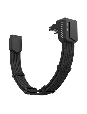 PCIe 5.1 GPU Extension Cable 90 Degree 12V-2x6 Angle Adapter 16pin 12+4 12VHPWR PSU Cable 16AWG ATX3.1 Over 600W for GeForce RTX 40/50 Series ITX ATX Builds Combs Reverse Type Black PCIe 5.1 GPU Extension Cable 90 Degree 12V-2x6 Angle Adapter 16pin 12+4 12VHPWR PSU Cable 16AWG ATX3.1 Over 600W for GeForce RTX 40/50 Series ITX ATX Builds Combs Reverse Type Black