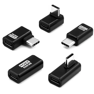 90 Degree USB C Right Angle Adapter USB-C Male to Female Extension 80Gbps Data Transfer 240W PD Charging 8K@60Hz Video Thunderbolt 4/5 USB4 Compatible for MacBook iPad iPhone 16 5 Pack 90 Degree USB C Right Angle Adapter USB-C Male to Female Extension 80Gbps Data Transfer 240W PD Charging 8K@60Hz Video Thunderbolt 4/5 USB4 Compatible for MacBook iPad iPhone 16 5 Pack