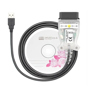 FT232RL USB OBD2 Diagnostic Interface Cable Adapter K+D CAN Switchable Vehicle Diagnostic Cable with Press Switch Supports K-CAN and D-CAN Protocols White 1pc Cable and 1pc CD Driver FT232RL USB OBD2 Diagnostic Interface Cable Adapter K+D CAN Switchable Vehicle Diagnostic Cable with Press Switch Supports K-CAN and D-CAN Protocols White 1pc Cable and 1pc CD Driver