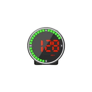 Car GPS HUD Smart Digital Speedometer Vehicle Speed Display Automotive Dashboard Compass Mode USB Powered KM/H MPH Switch Time and Direction Indicator Universal ABS 130g Car GPS HUD Smart Digital Speedometer Vehicle Speed Display Automotive Dashboard Compass Mode USB Powered KM/H MPH Switch Time and Direction Indicator Universal ABS 130g