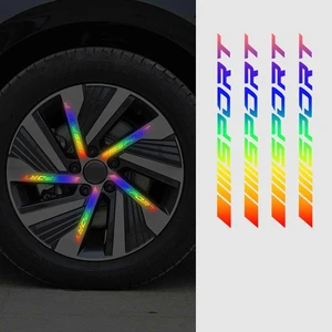 Car Wheel Hub Reflective Stickers Adhesive Wheel Rim Decals Night Light Sport Accessories for Cars Bicycles and Motorcycles Multicolor 10x7cm 16Pcs/Pack Car Wheel Hub Reflective Stickers Adhesive Wheel Rim Decals Night Light Sport Accessories for Cars Bicycles and Motorcycles Multicolor 10x7cm 16Pcs/Pack