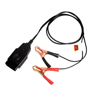 OBD Battery Replacement Cable ECU Memory Saver Power Supply Tool OBD Port Battery Backup Cable with Heavy-Duty Insulated Copper-Tipped Clamps for Car Battery Replacement 1.1 Meter Wire OBD Battery Replacement Cable ECU Memory Saver Power Supply Tool OBD Port Battery Backup Cable with Heavy-Duty Insulated Copper-Tipped Clamps for Car Battery Replacement 1.1 Meter Wire