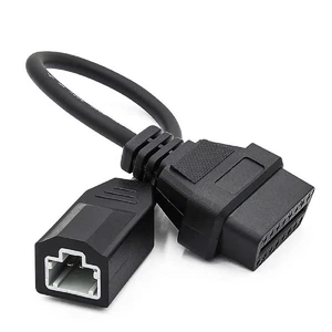 3-Pin to 16-Pin OBD2 Diagnostic Cable Adapter OBD-II Vehicle Connector Conversion Cable Straight-Through Diagnostic Tool Connection for Legacy 3-Pin Socket Black 30cm 3-Pin to 16-Pin OBD2 Diagnostic Cable Adapter OBD-II Vehicle Connector Conversion Cable Straight-Through Diagnostic Tool Connection for Legacy 3-Pin Socket Black 30cm