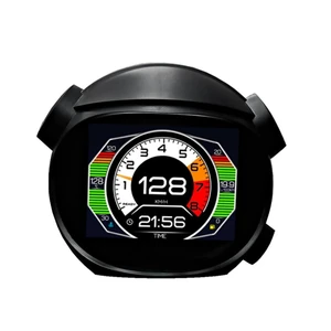 Car HUD Display Digital GPS Speedometer OBD Driving Computer Water Temperature Gauge Vehicle Diagnostic Monitor 8cm Screen 480P Resolution Automatic On Off Overspeed Alarm for Most Cars After 2008 Car HUD Display Digital GPS Speedometer OBD Driving Computer Water Temperature Gauge Vehicle Diagnostic Monitor 8cm Screen 480P Resolution Automatic On Off Overspeed Alarm for Most Cars After 2008