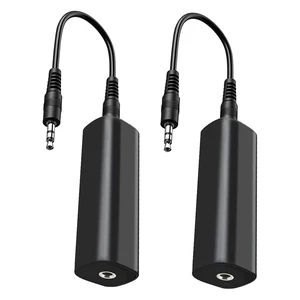 Ground Loop Isolator Noise Filter for Car Audio and Home Stereo 3.5mm Stereo Input with 3.5mm Audio Cables 20Hz-20kHz Frequency Response No External Power Supply Black 59 x 20 x 18mm 2 PCS Ground Loop Isolator Noise Filter for Car Audio and Home Stereo 3.5mm Stereo Input with 3.5mm Audio Cables 20Hz-20kHz Frequency Response No External Power Supply Black 59 x 20 x 18mm 2 PCS