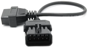 10 Pin OBD Diagnostic Cable with OBD2 16 Pin Extension Connector Vehicle Data Link Cable for Automotive Diagnostic Connection Car Diagnostic Connector CE Plastic 26CM Black 1pc 10 Pin OBD Diagnostic Cable with OBD2 16 Pin Extension Connector Vehicle Data Link Cable for Automotive Diagnostic Connection Car Diagnostic Connector CE Plastic 26CM Black 1pc