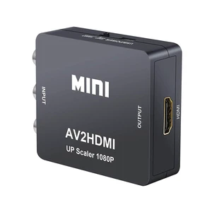 RCA to HDMI Converter AV Composite Video Audio Adapter CVBS Analog Signal Converter with 720P/1080p 60Hz Output for DVD VHS VCR Camera Game Console to HDTV Monitor or Projector Black RCA to HDMI Converter AV Composite Video Audio Adapter CVBS Analog Signal Converter with 720P/1080p 60Hz Output for DVD VHS VCR Camera Game Console to HDTV Monitor or Projector Black