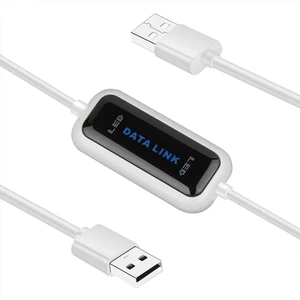 USB 2.0 High Speed Data Transfer Cable USB to USB PC Link Cable Direct File Copy Between Two Computers Plug and Play Windows XP Vista 7 8 10 32/64 bit 480Mb/s LED Indicator 150-160cm USB 2.0 High Speed Data Transfer Cable USB to USB PC Link Cable Direct File Copy Between Two Computers Plug and Play Windows XP Vista 7 8 10 32/64 bit 480Mb/s LED Indicator 150-160cm
