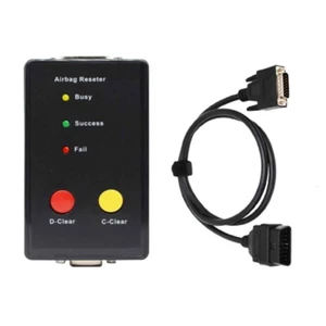 Airbag Reset Tool OBD II Diagnostic Device Airbag Sensor Crash Data Eraser Fault Memory Reset Device for 1999-2002 Sensors with HC12CPU or CR16 PLCC44 English No PC Required Red and Yellow Buttons Airbag Reset Tool OBD II Diagnostic Device Airbag Sensor Crash Data Eraser Fault Memory Reset Device for 1999-2002 Sensors with HC12CPU or CR16 PLCC44 English No PC Required Red and Yellow Buttons
