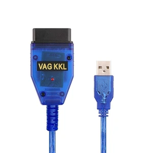VAG-COM KKL 409.1 OBDII USB Diagnostic Cable 16-Pin J1962 Male OBD2 Adapter Interface ISO9141 KWP2000 Vehicle Programming Cable K/L Terminal Communication for Windows XP/WIN7 32-Bit Systems 1 Pack VAG-COM KKL 409.1 OBDII USB Diagnostic Cable 16-Pin J1962 Male OBD2 Adapter Interface ISO9141 KWP2000 Vehicle Programming Cable K/L Terminal Communication for Windows XP/WIN7 32-Bit Systems 1 Pack