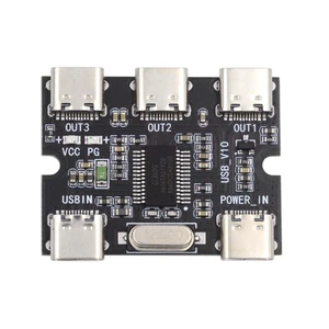 USB-C 2.0 3-Port Hub PCBA Expansion Board 1-to-3 Type-C Multiport Splitter Module 480Mbps Data Transfer 5V 500mA per Port Bare Board for Keyboard Mouse USB Printer USB-C 2.0 3-Port Hub PCBA Expansion Board 1-to-3 Type-C Multiport Splitter Module 480Mbps Data Transfer 5V 500mA per Port Bare Board for Keyboard Mouse USB Printer