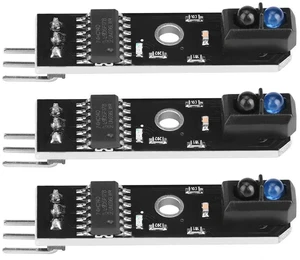 1 Channel Infrared Reflection Sensor Module with TCRT5000 Black and White Line Detection Component Infrared Line Tracking Sensor for Smart Car 3 Pieces Pack of 3 1 Channel Infrared Reflection Sensor Module with TCRT5000 Black and White Line Detection Component Infrared Line Tracking Sensor for Smart Car 3 Pieces Pack of 3