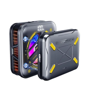 K18 Magnetic Phone Cooler Rechargeable Wireless Cooling Fan with 2500mAh Battery 9000 RPM RGB LED and Digital Display 4 Modes Compatible with iPhone/iPad MagSafe Series and Samsung Galaxy K18 Magnetic Phone Cooler Rechargeable Wireless Cooling Fan with 2500mAh Battery 9000 RPM RGB LED and Digital Display 4 Modes Compatible with iPhone/iPad MagSafe Series and Samsung Galaxy