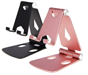 Adjustable Cell Phone Stand Foldable Phone Holder Angle & Height Adjustable Desktop Tablet Stand Sturdy Aluminum Metal Desk Stand for iPhone and iPad Hands-Free Viewing and Typing 2Pack Adjustable Cell Phone Stand Foldable Phone Holder Angle & Height Adjustable Desktop Tablet Stand Sturdy Aluminum Metal Desk Stand for iPhone and iPad Hands-Free Viewing and Typing 2Pack