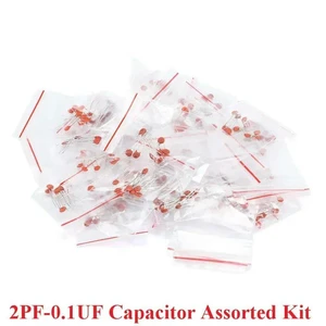 Ceramic Capacitor Assortment Kit 2PF-0.1UF 30 Values 10 Pieces Each Electronic Components Package Assorted Capacitor Set Ceramic Capacitor Value Kit 300 Pieces per Lot Ceramic Capacitor Assortment Kit 2PF-0.1UF 30 Values 10 Pieces Each Electronic Components Package Assorted Capacitor Set Ceramic Capacitor Value Kit 300 Pieces per Lot
