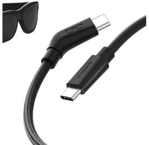 USB-C 10Gbps 4K60Hz 240W Charging Data Cable Ultra-Slim Flexible Power Supply Cable with Wedge Joint and E-Marker PD 3.1 Fast Charging Cable for AR Smart Glasses 4.9ft USB-C 10Gbps 4K60Hz 240W Charging Data Cable Ultra-Slim Flexible Power Supply Cable with Wedge Joint and E-Marker PD 3.1 Fast Charging Cable for AR Smart Glasses 4.9ft