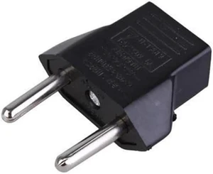 US to EU Travel Plug Adapter 2/3 Pin US Socket to EU 2 Round Pin Power Adapter European Outlet Plug Converter 10A 250V 2500W Safety Shutter ABS Housing US to EU Travel Plug Adapter 2/3 Pin US Socket to EU 2 Round Pin Power Adapter European Outlet Plug Converter 10A 250V 2500W Safety Shutter ABS Housing