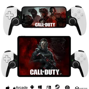 D9 Telescopic Mobile Game Controller Hall Effect Joysticks and Triggers 6-Axis Gyro Gamepad 2 Macro Back Buttons Bluetooth 5.2 MFi Certified Turbo Function For iOS/Android/PC/Switch D9 Telescopic Mobile Game Controller Hall Effect Joysticks and Triggers 6-Axis Gyro Gamepad 2 Macro Back Buttons Bluetooth 5.2 MFi Certified Turbo Function For iOS/Android/PC/Switch