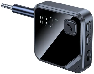 JS13 Bluetooth 5.4 Audio Transmitter Receiver 2-in-1 AUX Wireless Adapter for TV Car and Speakers 16.5H RX / 12H TX Battery 10m Range Low Latency Type-C Charging 3.5mm Plug & Play JS13 Bluetooth 5.4 Audio Transmitter Receiver 2-in-1 AUX Wireless Adapter for TV Car and Speakers 16.5H RX / 12H TX Battery 10m Range Low Latency Type-C Charging 3.5mm Plug & Play