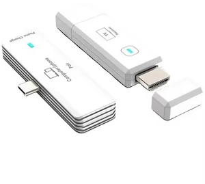 Type-C Wireless HDMI Transmitter Receiver Kit - Type-C to HDMI Display Adapter Set - 1080P@60Hz 50m 5.8GHz Screen Mirroring - Plug & Play - Compatible with iPhone/iPad/Windows Type-C Wireless HDMI Transmitter Receiver Kit - Type-C to HDMI Display Adapter Set - 1080P@60Hz 50m 5.8GHz Screen Mirroring - Plug & Play - Compatible with iPhone/iPad/Windows