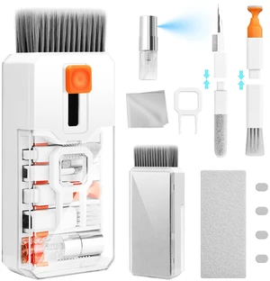 GW013 Electronics Cleaning Kit Keyboard Cleaning Kit Laptop Screen Cleaner Computer Cleaning Tools with Keycap Puller Brushes Cleaning Cloths and Lens Pen For MacBook/iPad/iPhone GW013 Electronics Cleaning Kit Keyboard Cleaning Kit Laptop Screen Cleaner Computer Cleaning Tools with Keycap Puller Brushes Cleaning Cloths and Lens Pen For MacBook/iPad/iPhone