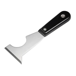 Putty Scraper 65mm Stainless Steel Stiff Blade Paint Scraper with Wooden Handle 0.7mm Blade 95mm Blade Length 200mm Total Length for Wall Floor Tile and Wood Spackle Removal Putty Scraper 65mm Stainless Steel Stiff Blade Paint Scraper with Wooden Handle 0.7mm Blade 95mm Blade Length 200mm Total Length for Wall Floor Tile and Wood Spackle Removal