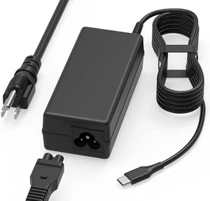 65W USB C Laptop Charger 45W Compatible Chromebook Charger USB Type-C Power Adapter 100-240V 50-60Hz 1.5A Input 5V-3A 9V-3A 15V-3A 20V-2.25A 20V 3.25A Output Type C USB C Tip 65W USB C Laptop Charger 45W Compatible Chromebook Charger USB Type-C Power Adapter 100-240V 50-60Hz 1.5A Input 5V-3A 9V-3A 15V-3A 20V-2.25A 20V 3.25A Output Type C USB C Tip