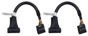 USB 3.0 to USB 2.0 Motherboard Adapter Cable 19 Pin USB 3.0 Male to 9 Pin USB 2.0 Female Header Converter USB 3.0 Header to USB 2.0 Motherboard Cable 6 inch/15cm 2-Pack USB 3.0 to USB 2.0 Motherboard Adapter Cable 19 Pin USB 3.0 Male to 9 Pin USB 2.0 Female Header Converter USB 3.0 Header to USB 2.0 Motherboard Cable 6 inch/15cm 2-Pack