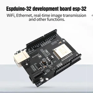 ESPDUINO-32 Wireless Development Board Picture Transmission and Reception Module Wireless Image Communication Hardware High-Tech Development Module Black ESPDUINO-32 Wireless Development Board Picture Transmission and Reception Module Wireless Image Communication Hardware High-Tech Development Module Black