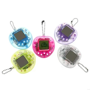 Virtual Pet Keychain Retro Handheld Game Machine Electronic Digital Pets Keyring Handheld Electronic Pet Game Toy for Kids Boys and Girls Retro Style Random Color Virtual Pet Keychain Retro Handheld Game Machine Electronic Digital Pets Keyring Handheld Electronic Pet Game Toy for Kids Boys and Girls Retro Style Random Color