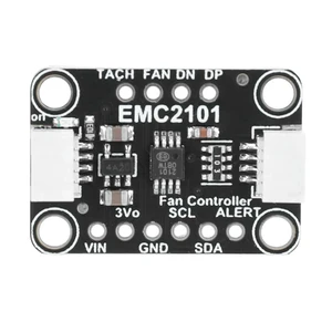 EMC2101 PC Fan Controller and Temperature Sensor Module 3.3-5V Computer Fan Control Unit with 1 Accuracy Temperature Sensing Module for STEMMA QT/Qwiic EMC2101 PC Fan Controller and Temperature Sensor Module 3.3-5V Computer Fan Control Unit with 1 Accuracy Temperature Sensing Module for STEMMA QT/Qwiic